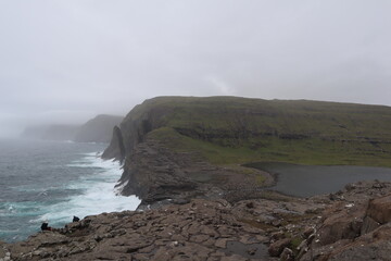 B&oslash;sdalafossur waterfall , F&auml;r&ouml;er Island
