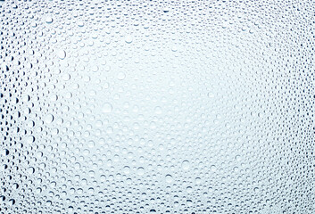 water drops white background