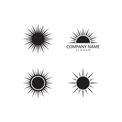 sun illustration logo