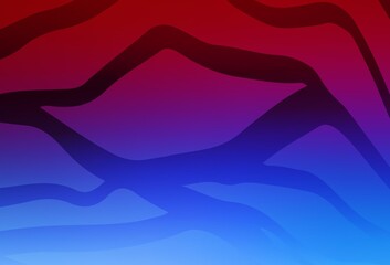 Light Blue, Red vector blurred background.