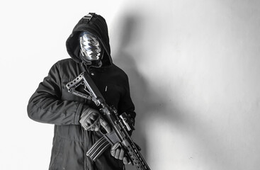 Fototapeta premium airsoft player