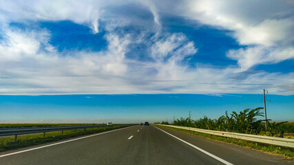 Fototapeta premium road to the sky