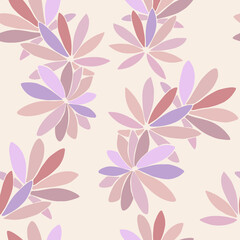 Obraz premium Tropical leaves. Exotic pattern. Bright multi-colored ornament. Plant background in delicate tones.