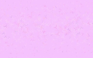 Light Pink, Yellow vector background with forms of artificial intelligence.