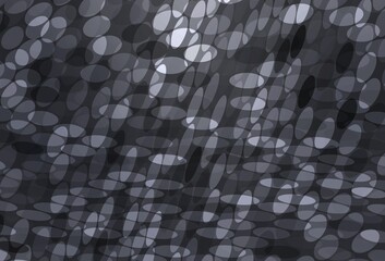 Light Gray vector background with bubbles.