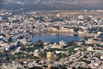 view of the city Pushkar