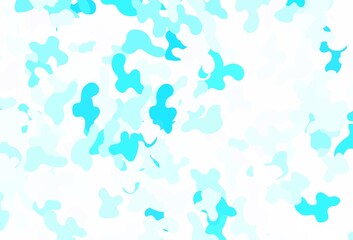 Light Pink, Blue vector texture with abstract forms.