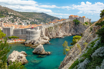 Old Town Dubrovnik, Medieval UNESCO Heritige Site, Croatia.