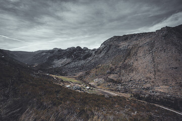 mountain road in the mountains