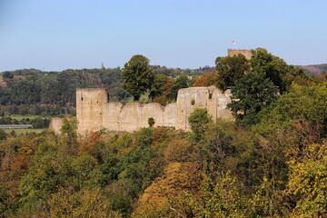 Fototapeta na wymiar Ruine Burg Blankenberg (an der Sieg)