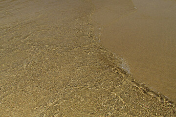 Orilla del mar formas transparentes. Alentejo Portugal