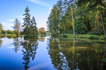 Obraz premium Sommer am See in Crailsheim 