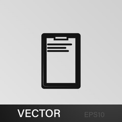 check list icon. Education, academic degree. Signs, outline symbols collection, simple icon for websites, web design, mobile app.