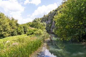 Naklejka na ściany i meble Iskar Panega Geopark along the Gold Panega River, Bulgaria