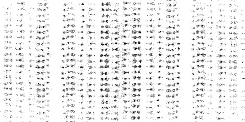 Rough black and white texture vector. Distressed overlay texture. Grunge background. Abstract textured effect. Vector Illustration. Black isolated on white background. EPS10