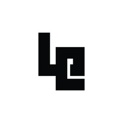 Obraz premium le initial based letter icon logo minimalist modern logo design template