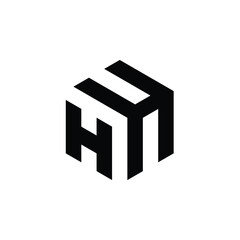 hh home initial based letter icon logo minimalist modern logo design template