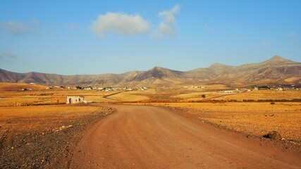 Fototapeta na wymiar the road in the desert