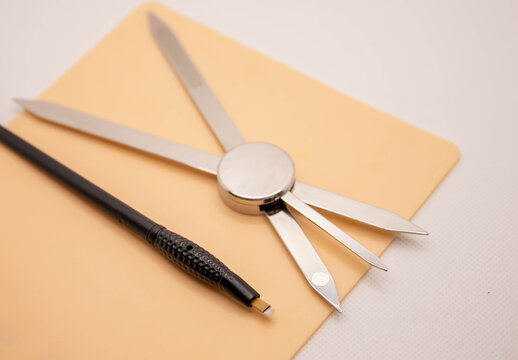 Work tools for permanent makeup microblading and eyebrow tattoo