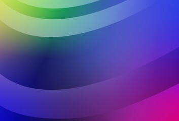Light Multicolor vector blurred shine abstract template.