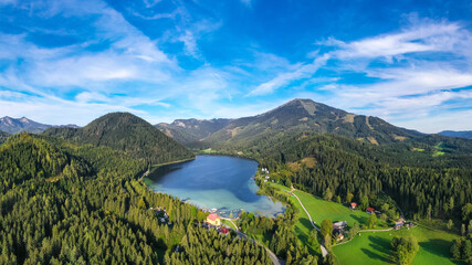 Erlaufsee and Gemeindealpe in Lower Austria