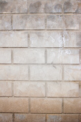 gray masonry walls made of bricks and cement