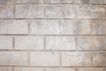 gray masonry walls made of bricks and cement