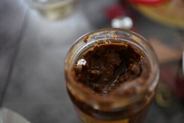 Schokolade im Glas