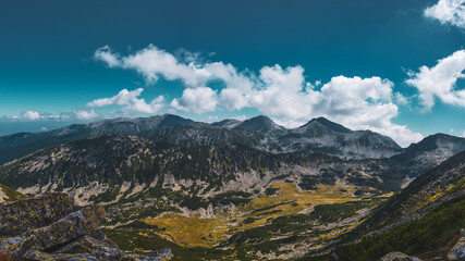 landscape at the top of the Retezat mountains