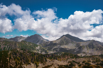 Fototapeta premium landscape at the top of the Retezat mountains