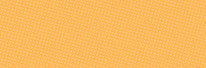 Vector simple background in comic book style with cute polka dot pattern. Retro pop art design.