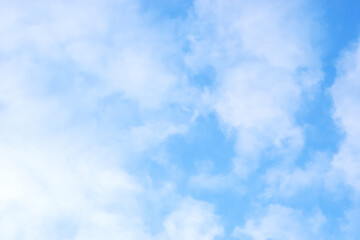 Obraz premium blue sky clouds background. conceptual backdrop