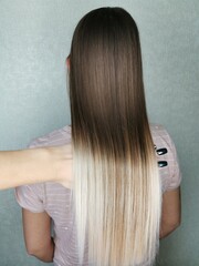 Fototapeta premium woman with long hair