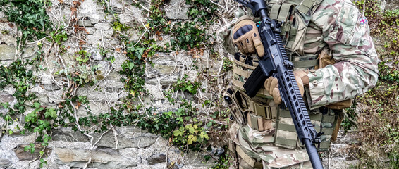 airsoft player