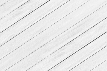 White wood texture as background. Pattern of wooden empty room