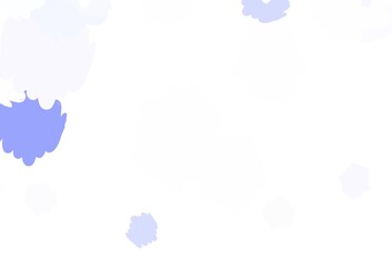 Light Purple vector background with abstract shapes.