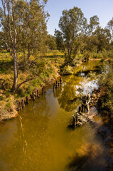Loddon River Old Bridge vert
