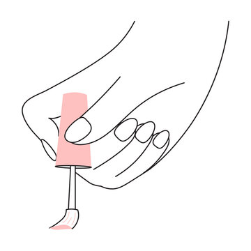 recommend clip art: Manicured nails concept
