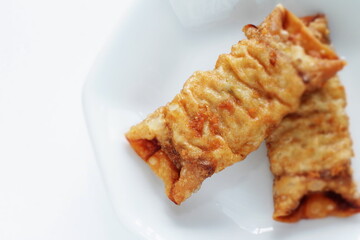 Chinese cuisine,, tofu skin and stuff dumpling