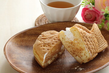 Japanese food, Taiyaki custard cream pancake