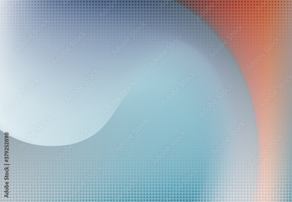 Aufkleber abstract gradient colorful design template of swirl with halftone design decoration background. illu