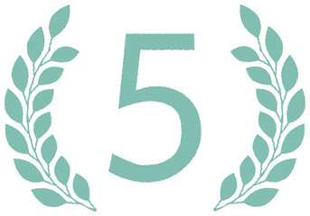 Naklejka premium Vector laurel wreath: ranking,award