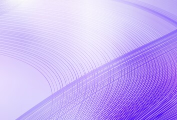 Light Purple vector texture with curved lines.