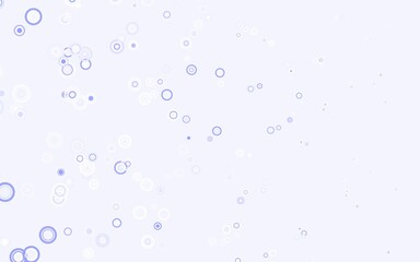 Light Purple vector background with spots.