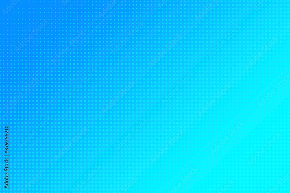 Poster blue background. gradient with halftones. dot pattern. retro wallpaper. graphic texture. vector illu
