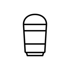 disposable cup icon line style