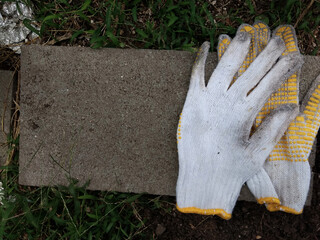 汚れた軍手