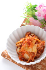Korean food, Kimchi spicy Chinese cabbage