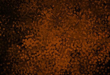 Dark Brown vector layout with circle shapes.