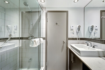 Real estate photography - Modern Scandinavian Style Hotel rooms in Montreal, Canada